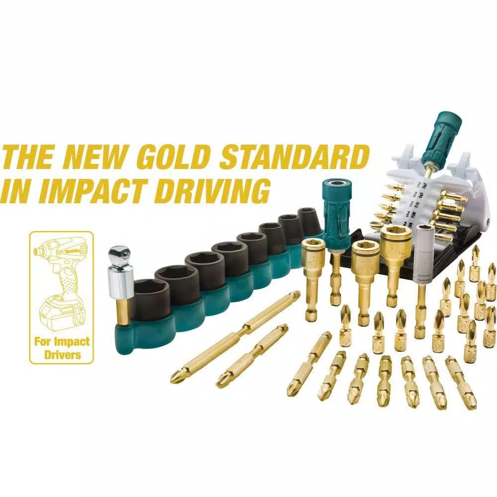 Makita Impact GOLD Phillips Steel Insert Bits, 4-Piece Set