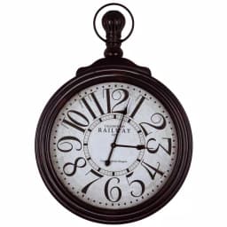 Yosemite Home Decor Caledonian Railway Black Oversized Wall Clock thumbnail 1