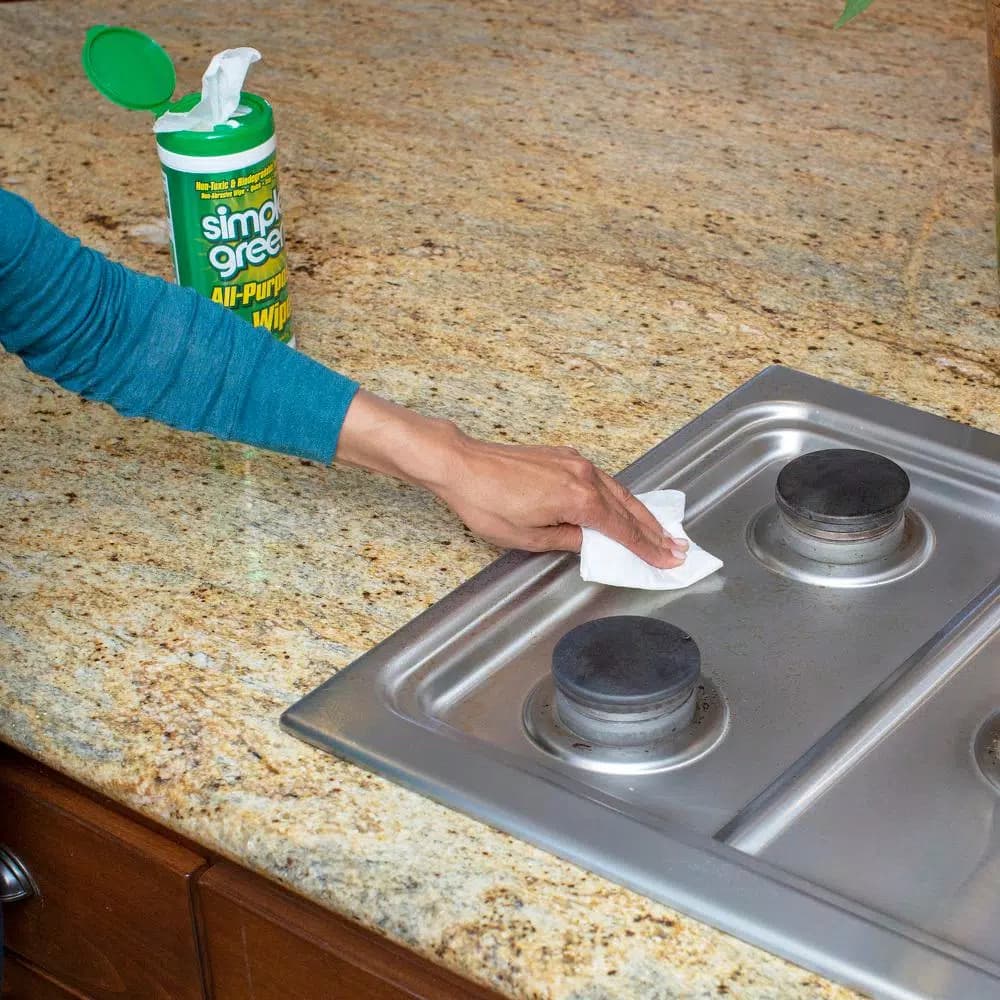 Simple Green All-Purpose Cleaning Wipes, Biodegradable, 40-Count