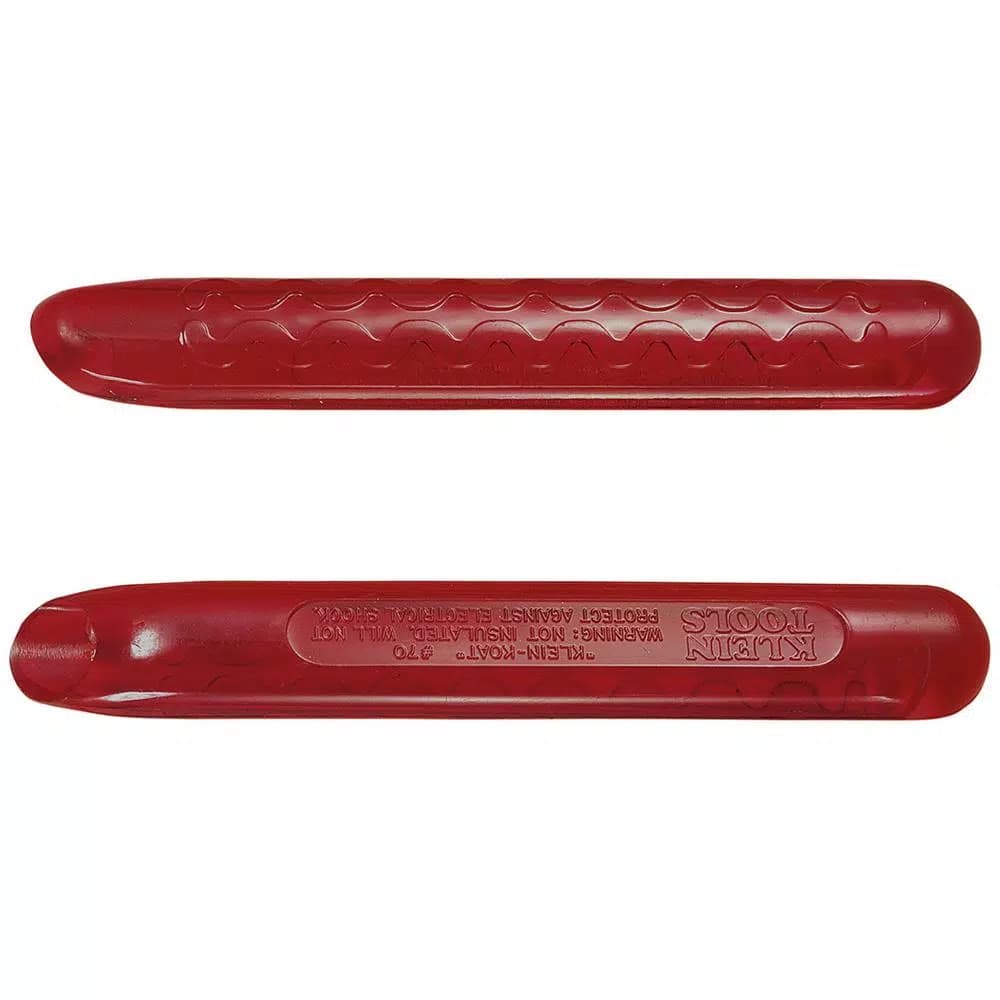 Klein Tools Klein-Koat Tenite Replacement Pliers Handles, Fits 8 in. to 9 in. Pliers, Transparent Red