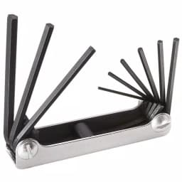 Klein Tools 9-Piece Folding Hex-Key Set, SAE Inch Sizes thumbnail 1