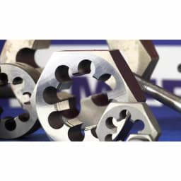 Drill America 2-5/8 in.-16 Carbon Steel Hex Re-Threading Die thumbnail 6