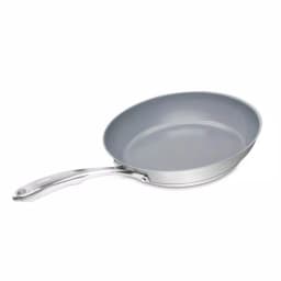 Chantal Induction 21 Steel 10 in. Stainless Steel Ceramic Nonstick Frying Pan, Brushed Stainless Steel thumbnail 5