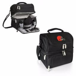 ONIVA Pranzo Cleveland Browns Insulated Lunch Bag with Cutlery Set thumbnail 2