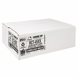 Unbranded 45 Gallon Black Low Density EZ Tie Closure Trash Bags, 1.3 Mil, 100-Count thumbnail 2