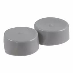 CURT 1.98" Bearing Protector Dust Covers, Gray Plastic (2-Pack) thumbnail 6