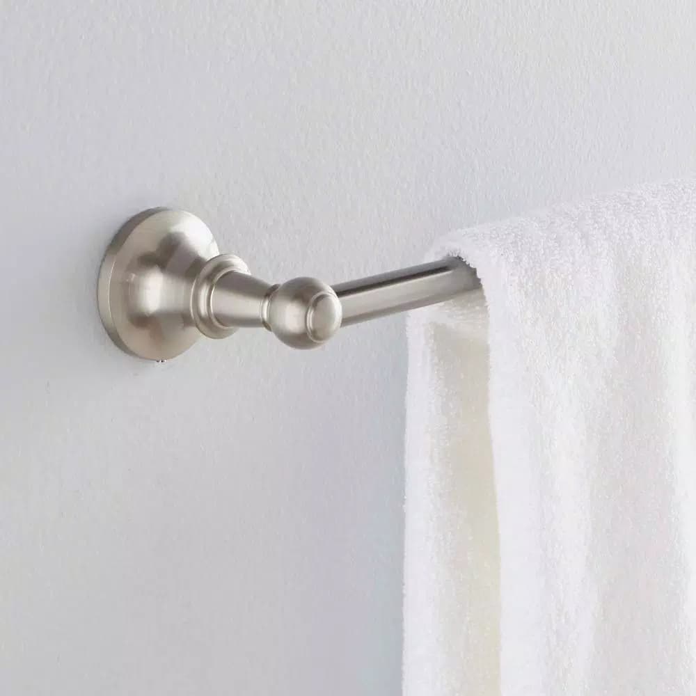 Moen Vale 24 in. Towel Bar in Spot Resist Brushed Nickel