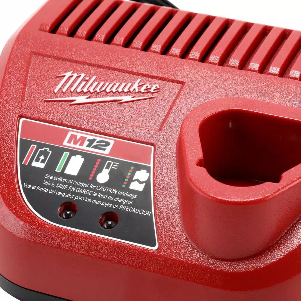 Milwaukee M12 12V Lithium-Ion Cordless LED High Performance Flashlight Kit with 1.5Ah Battery & Charger