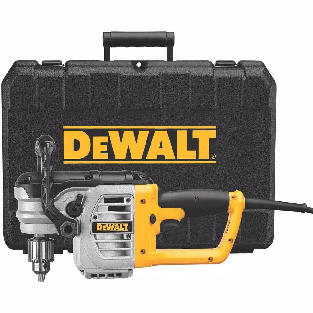 DEWALT DWD460K 1/2 in. 11 Amp Variable Speed Right Angle Stud and Joist Drill Kit