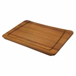 ALFI BRAND Iroko Wood Cutting Board - Italian Designed Multi-Purpose Chopping & Serving Board thumbnail 4