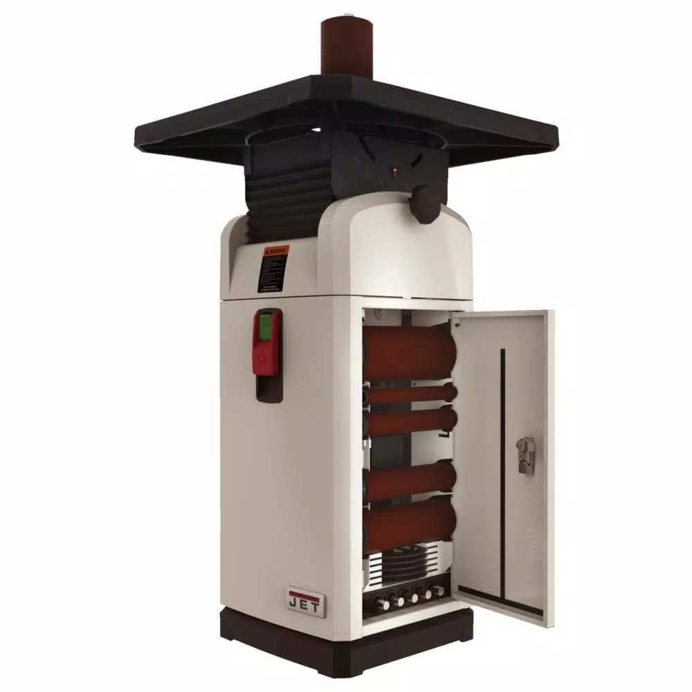 JET 1 HP 115-Volt Oscillating Spindle Sander with Integrated Storage