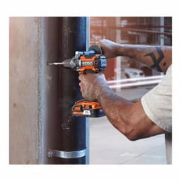 RIDGID 18V Brushless 1/2 in. Compact Hammer Drill Kit with (2) 2.0 Ah Batteries, Charger, and Bag thumbnail 13