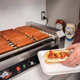 Funtime 306 sq. in. Stainless Steel Hot Dog Roller Grill, Commercial Grade Countertop Specialty Grill thumbnail 7