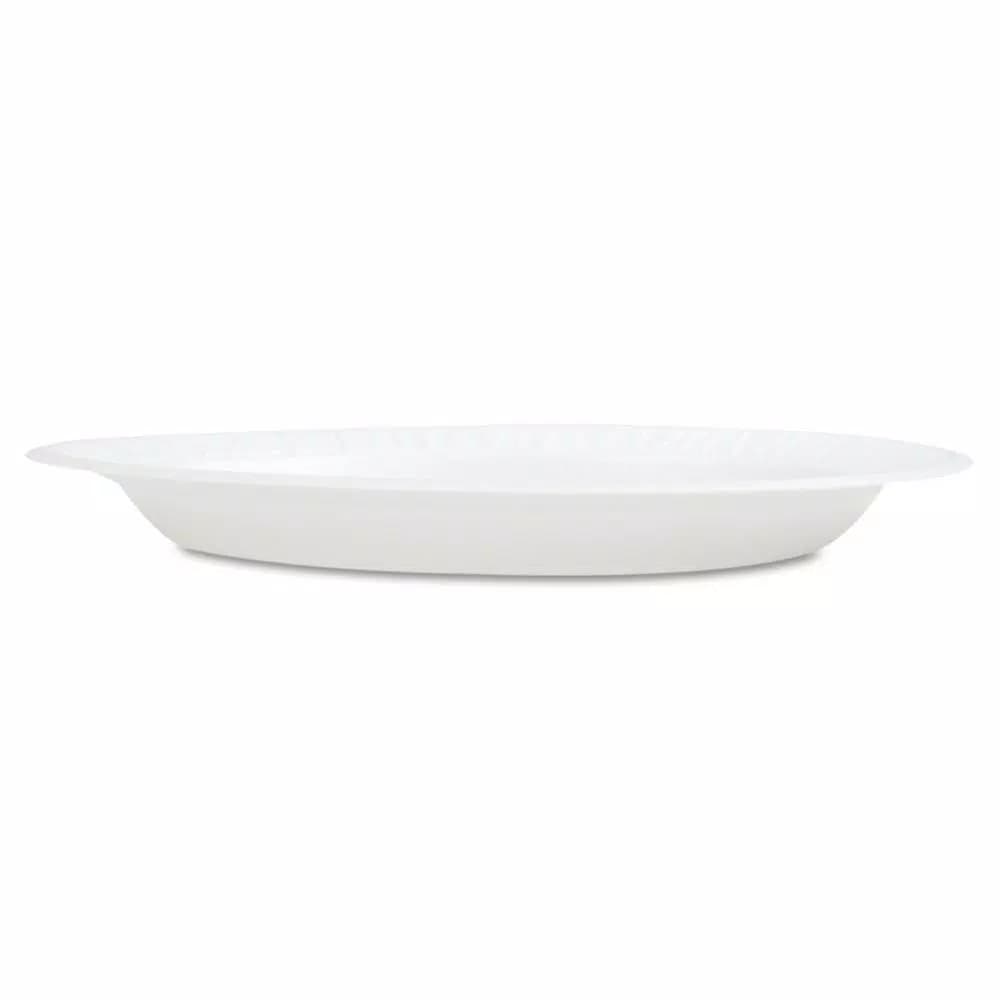 DART Concorde 9 in. White Foam Plates, Non-Laminated, 500 Count Case
