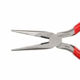 TEKTON 6 in. Long Nose Pliers with Crosscut Teeth and Wire Cutter thumbnail 8