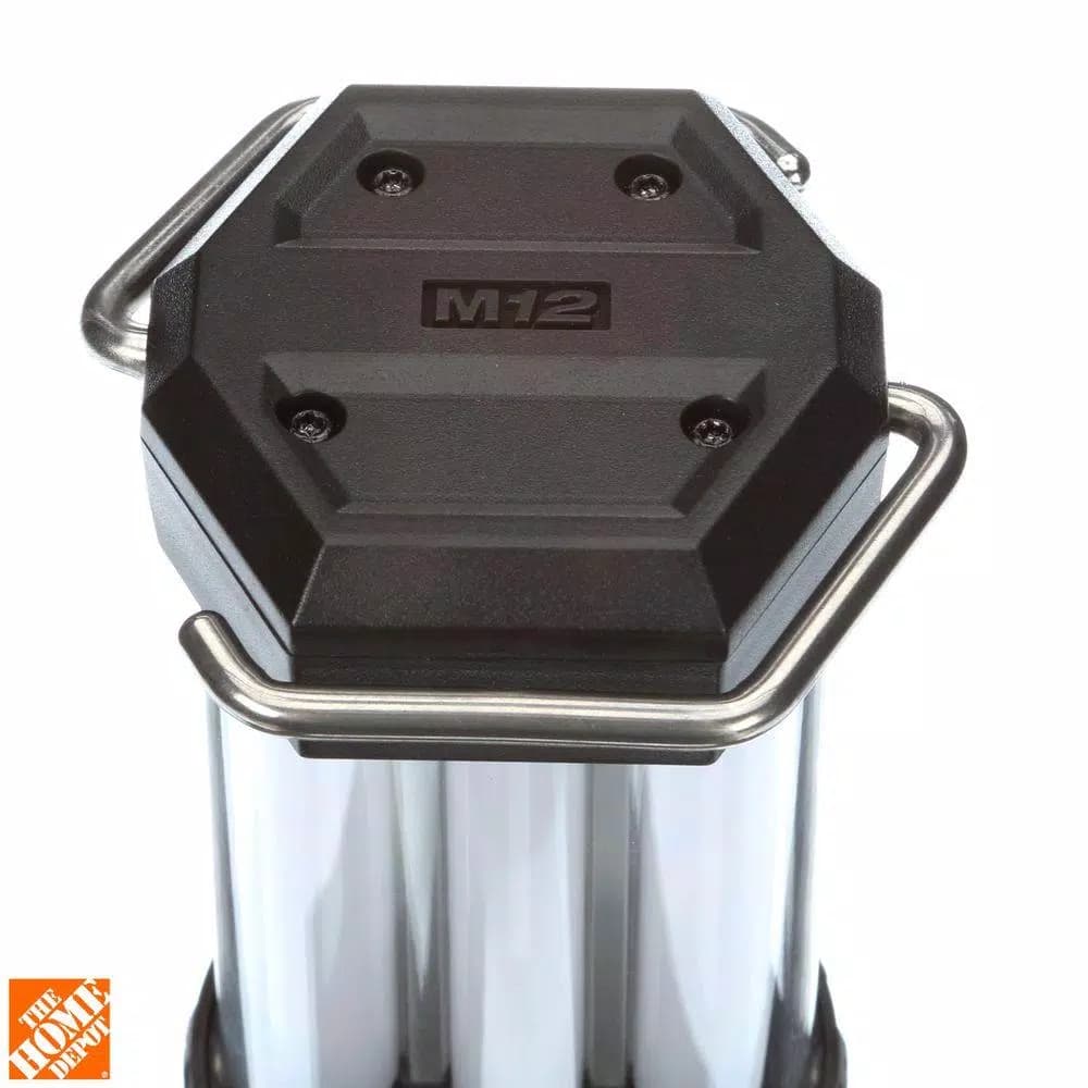 Milwaukee M12 12V Lithium-Ion Cordless 400-Lumen LED Lantern/Flood Light with 2.0Ah Battery