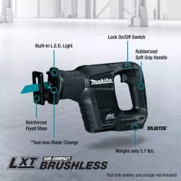 Makita 18V LXT Sub-Compact Brushless Cordless Reciprocating Saw (Tool-Only) thumbnail 2