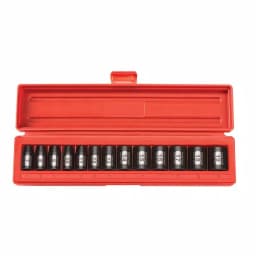 TEKTON 3/8 in. Drive 7-19 mm 12-Point Shallow Impact Socket Set, 13-Piece thumbnail 1