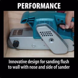 Makita 7.8 Amp 3 in. x 24 in. Corded Belt Sander thumbnail 11