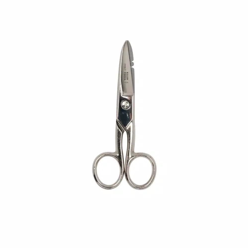 Klein Tools Electrician's Scissors with Wire Stripping Notches