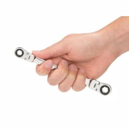 TEKTON 5/16 in. x 3/8 in. Flex-Head Ratcheting Box End Wrench thumbnail 8