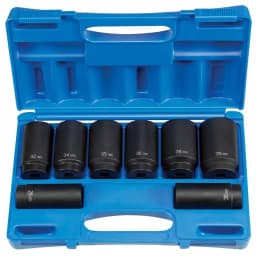 GP 1/2 in. Drive 12-Point Axle Nut Impact Socket Set, 8-Piece Metric thumbnail 1