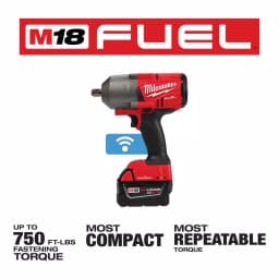 Milwaukee M18 FUEL ONE-KEY 1/2 in. High Torque Impact Wrench Kit with (2) 5.0 Ah Batteries thumbnail 3