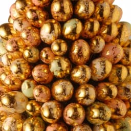 Unbranded 17 in. Gold and Pearl Easter Egg Tree Topiary with Ceramic Urn Base thumbnail 3