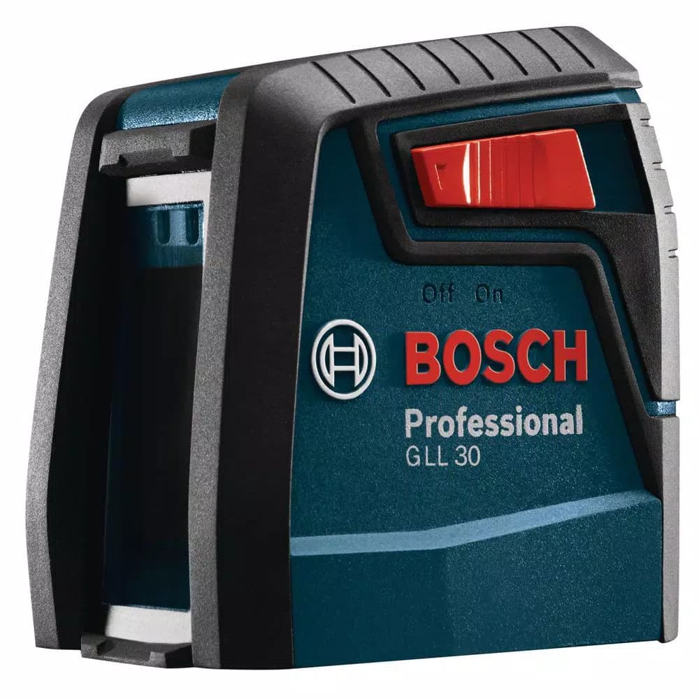 Bosch GLL30-RT Factory Reconditioned Self-Leveling Cross-Line Laser Level Kit, 30 ft.