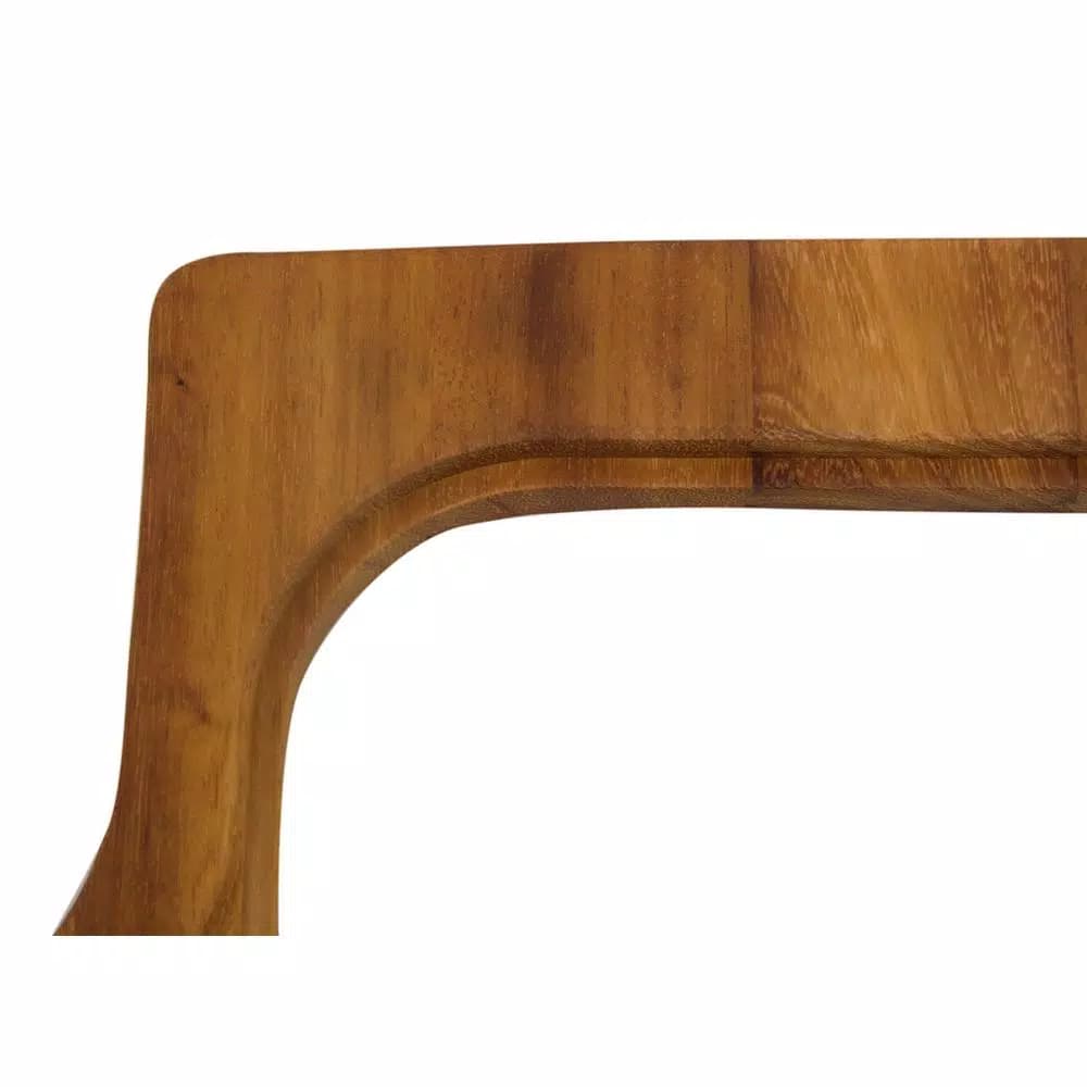 ALFI BRAND Iroko Wood Cutting Board with Polyethylene Insert - Made in Italy