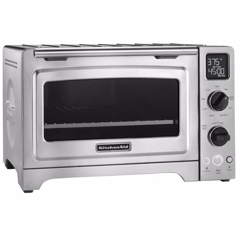 KitchenAid KCO273SS 1800W 6-Slice Convection Toaster Oven, Stainless Steel