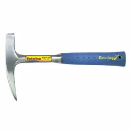 Estwing 22 oz. Solid Steel Rock Pick with Pointed Tip and Blue Shock Reduction Grip thumbnail 1