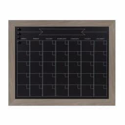 DesignOvation Beatrice Framed Magnetic Chalkboard Monthly Calendar Memo Board, 23 x 29 in. thumbnail 1