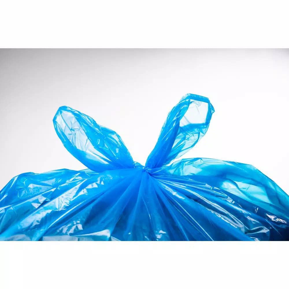 Unbranded HP-RBL 55-60 Gallon Blue Recycling Trash Bags, 0.95 Mil, 100 Count