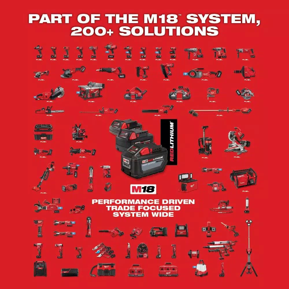 Milwaukee M18 18V Lithium-Ion Cordless Drill Driver and Impact Driver 2-Tool Combo Kit