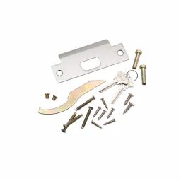 Taco Saturn Series Grade 2 Classroom Cylindrical Door Leverset with 2 Cylinders, Brushed Chrome thumbnail 3