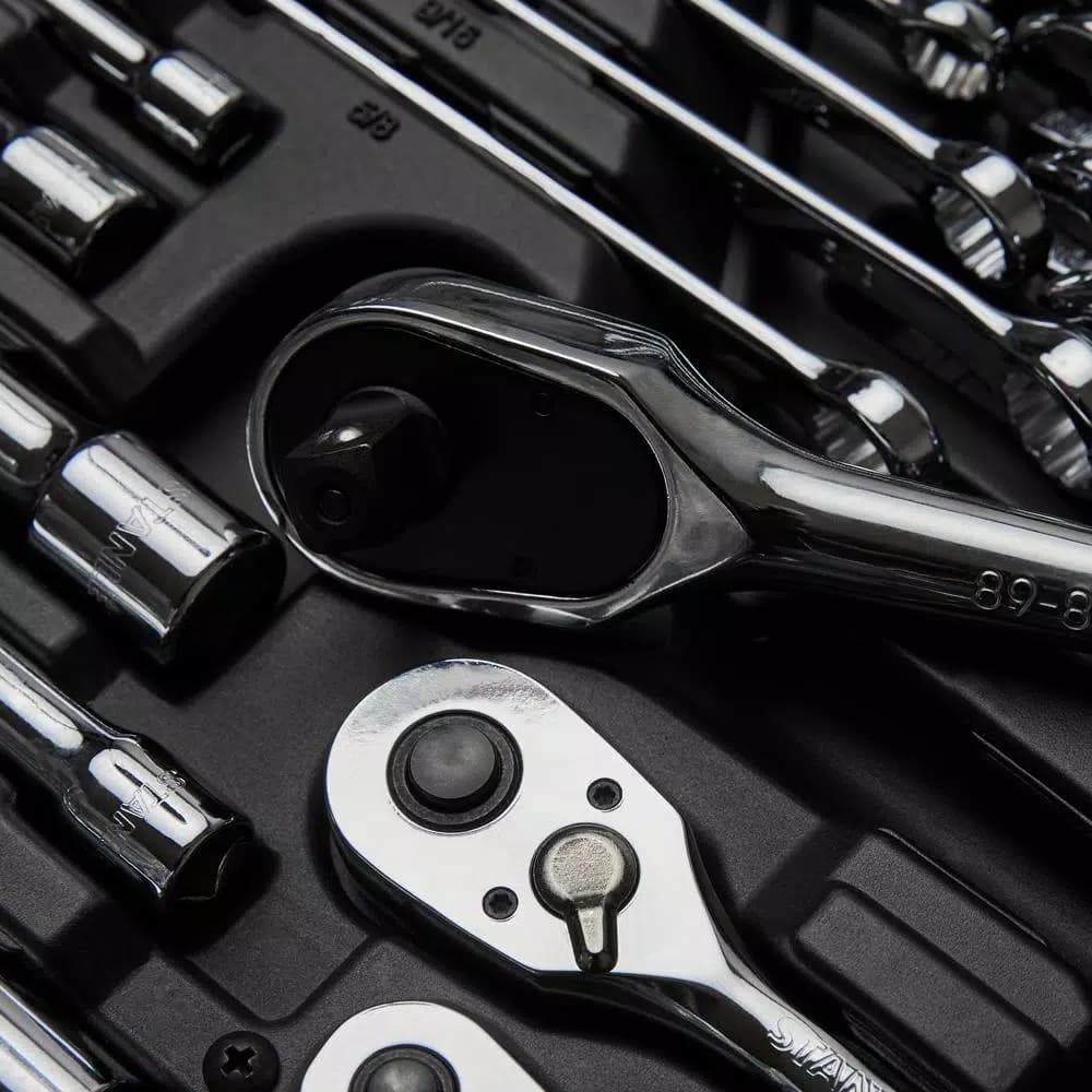 Stanley 170-Piece Mechanics Tool Set with Sockets, Wrenches, and Hand Tools