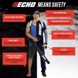 ECHO PB-755ST 63.3cc Gas Backpack Leaf Blower, 651 CFM, 233 MPH thumbnail 15
