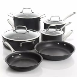 Unbranded Kenmore Pro Arbor Heights 10-Piece Nonstick Aluminum Cookware Set, Black thumbnail 4