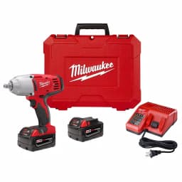 Milwaukee M18 1/2 in. High-Torque Impact Wrench Kit with (2) 3.0 Ah Batteries, Charger & Case thumbnail 1