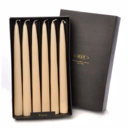 ROOT CANDLES A.I. Root 9 in. Dipped Taper Buttercream Dinner Candles, Beeswax Enriched, Box of 12 thumbnail 2