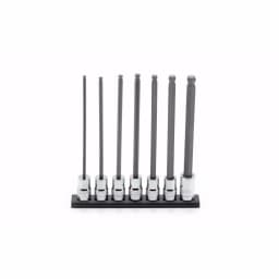 Husky 14-Piece 3/8 in. Drive Long Ball-End Hex Bit Socket Set, SAE and Metric thumbnail 2
