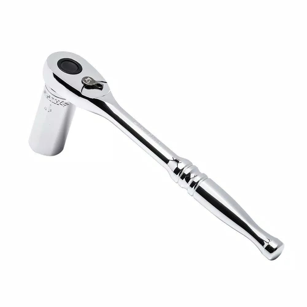 Husky 19 mm 12-Point Metric Deep Socket, 1/2 in. Drive