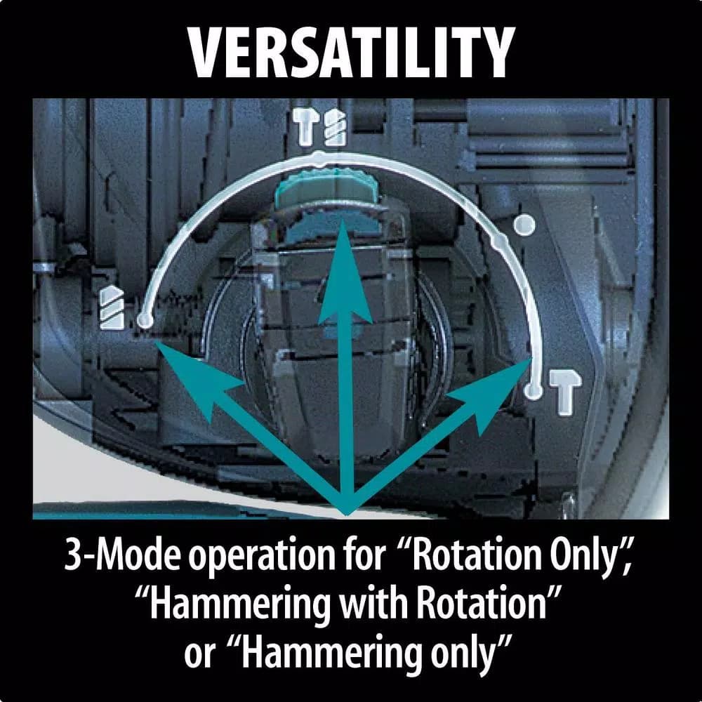 Makita 18V LXT Brushless SDS-Plus 1 in. Rotary Hammer Drill with HEPA Vacuum Attachment, (2) 5.0Ah Batteries & Charger