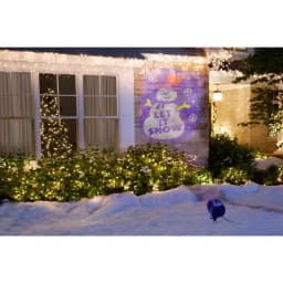 LightShow Holiday Outdoor LED Projector with 8 Slides and Multi-Color Swirl Light Effects thumbnail 6