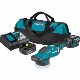 Makita 18V LXT Brushless Cordless 5 in./6 in. Dual Action Random Orbit Polisher Kit (5.0 Ah) thumbnail 1