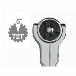 TEKTON 1/2 in. Drive 12 in. Swivel Head Ratchet, 72-Tooth thumbnail 3