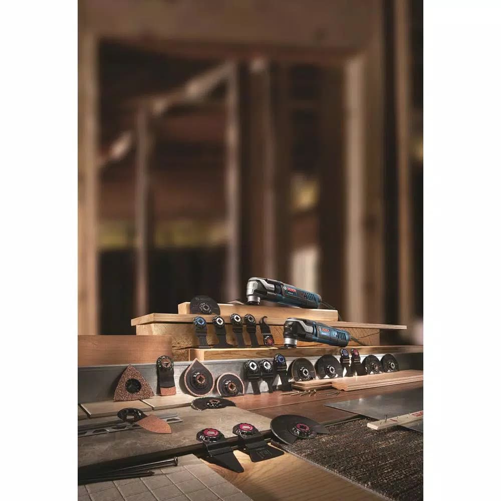 Bosch Starlock Carbide Oscillating Multi-Tool Blade Set, 2-Piece (3/4 in. and 1-1/4 in.)