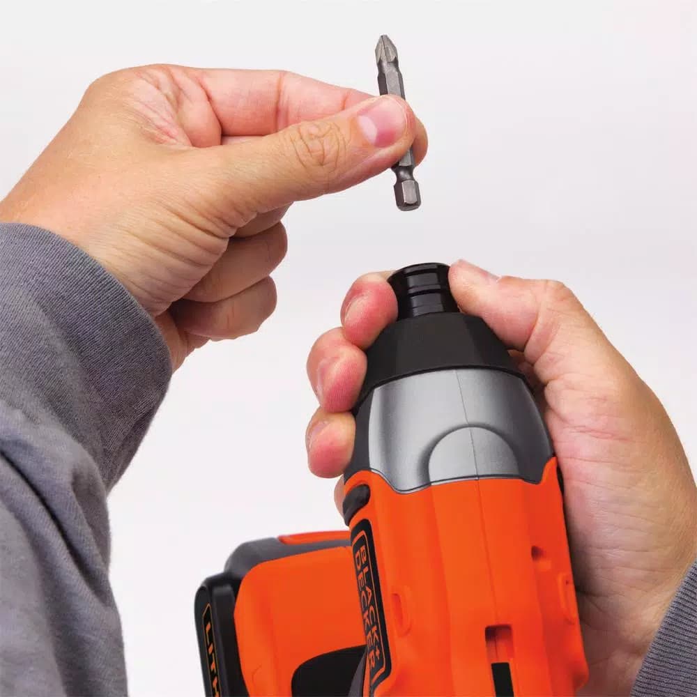 BLACK+DECKER 20V MAX Cordless Impact Driver Kit with 2 Ah Battery and Charger