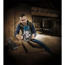 Bosch 2.3 HP 15 Amp Variable Speed Fixed Base Corded Electric Router Kit thumbnail 9